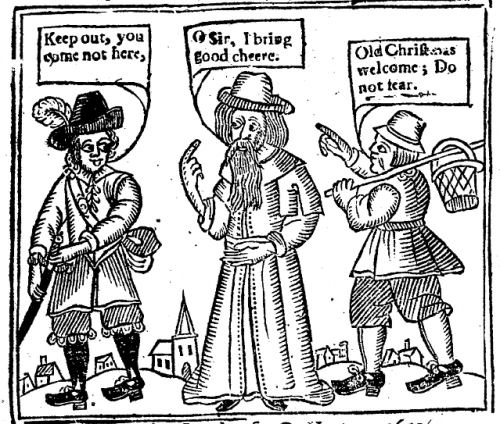 Illustration from John Taylor's  The Vindication of Christmas, 1653